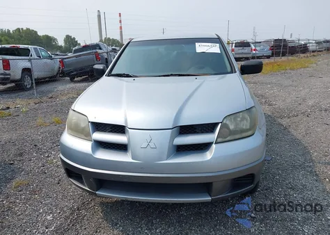 2004 Mitsubishi Outlander Ls из США, поврежденный, VIN JA4LX31F04U042979